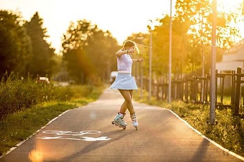 Freestyle slalom na rolkach Bydgoszcz